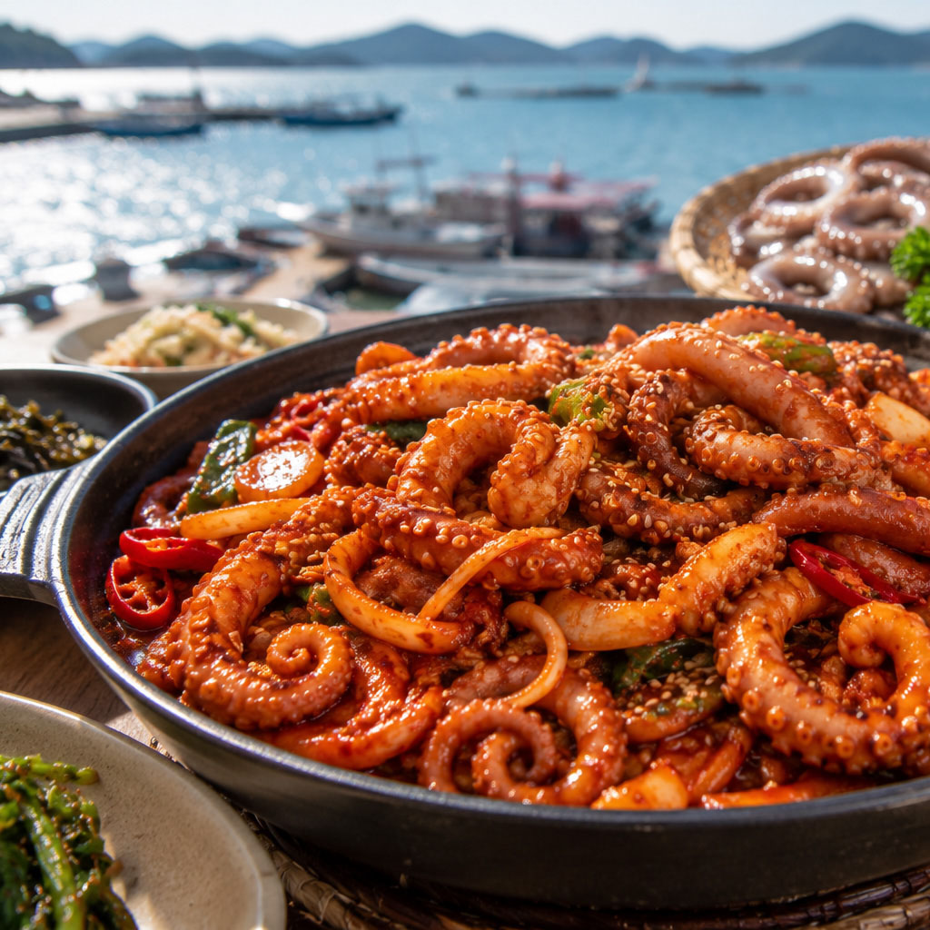 신안 낙지 볶음